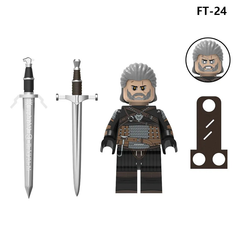 Monster Hunter Renzai Zauberer Geralt Shiri Kinder-Puzzle-Bausatz FT24-27 Sammlerstück für Spiele-Enthusiasten