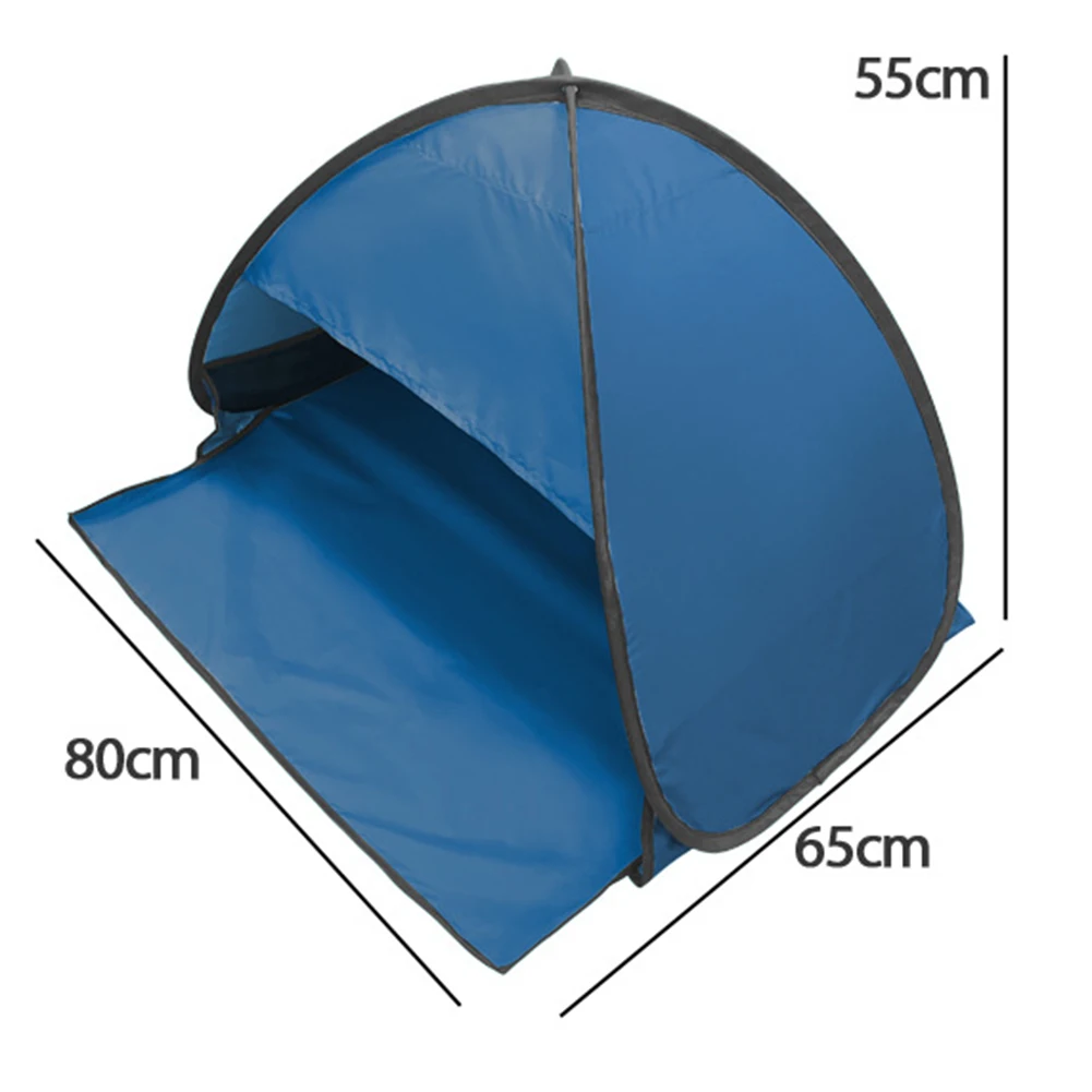 Beach Headrest Sunshade Tent UV-protecting Sunshade Automatic Opened Portable Outdoor Camping Sunshade Tent For Adults Children