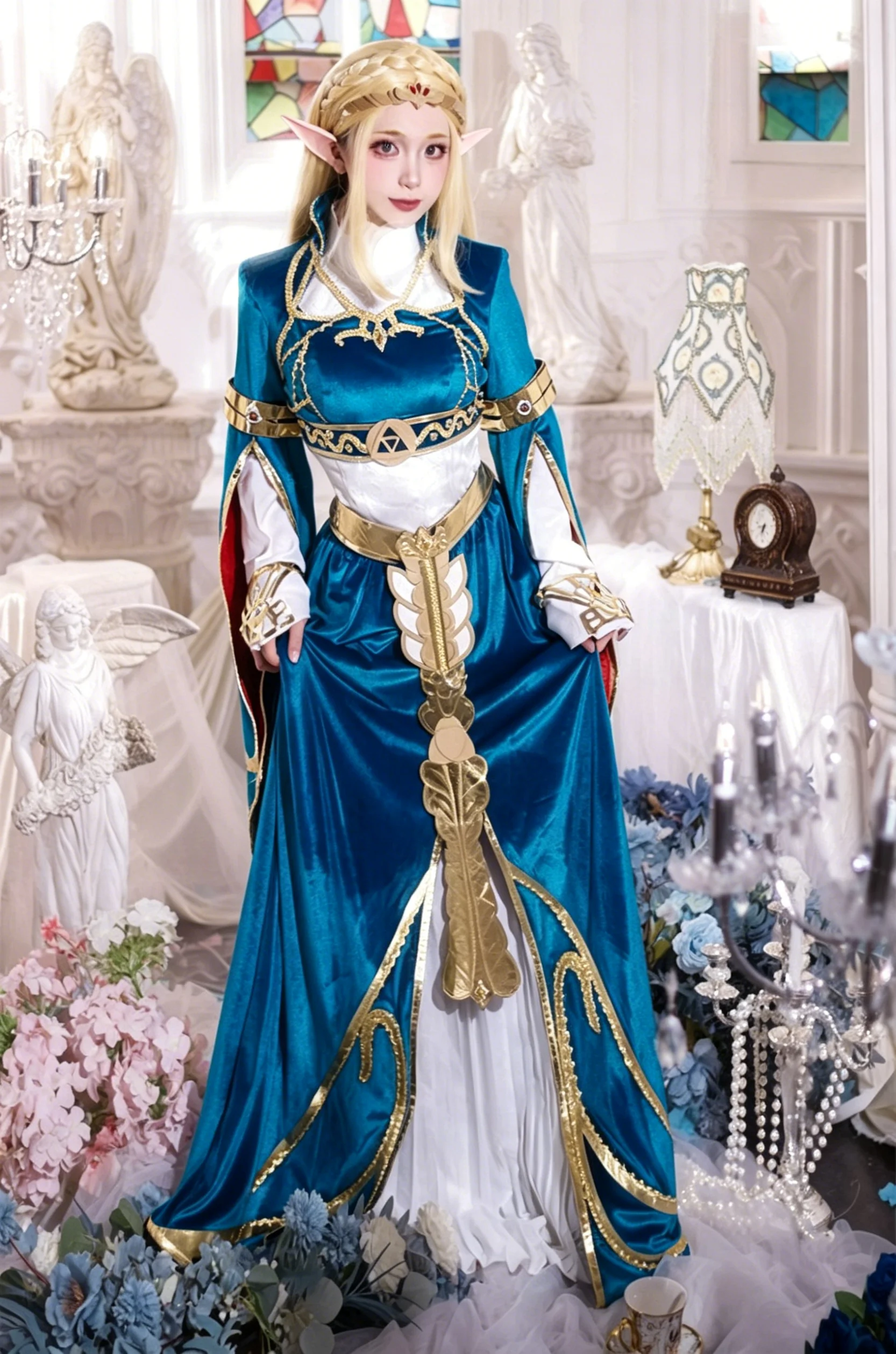 Şık Mavi Elbise Cosplay Kostüm - Zelda Party Games incelemesi ve fiyatı