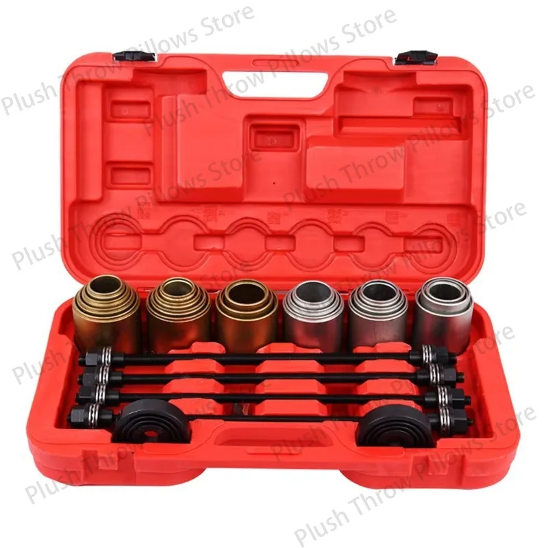 

26 шт., автомобильная резиновая втулка, инструмент для замены втулки нижнего поворотного рычага задней оси, инструмент для разборки