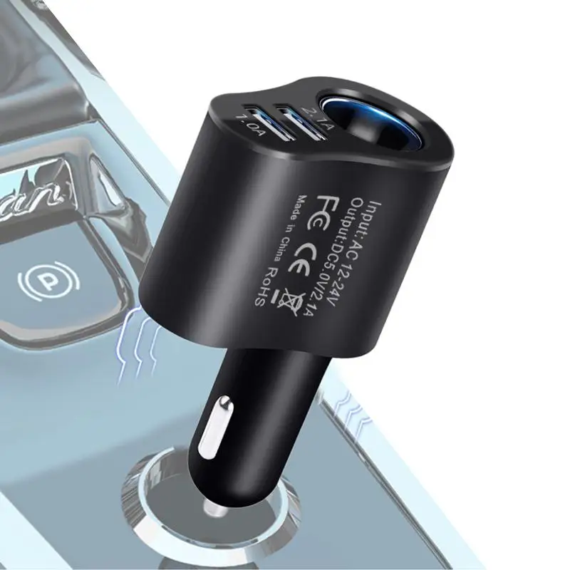 

12v/24v Fast Charging Car Charger Multifunctional Car USB Charger Super Charger Adapter In Car Fast Duual Charging Outlet