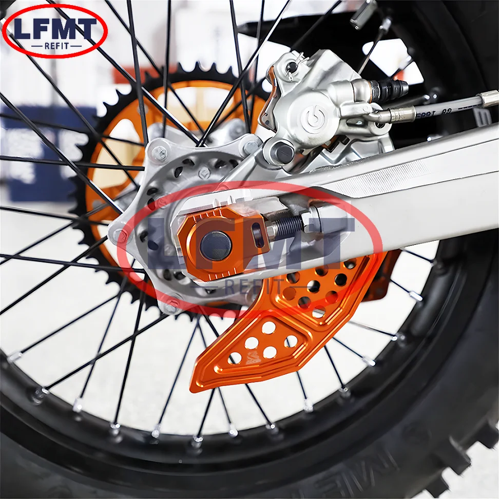 Motorcycle Rear Chain Adjuster Axle Blocks For  KTM SX SX-F XC XC-F 125 150 250 350 450 For Husqvarna TC FC TX FS 2013-2023 2016