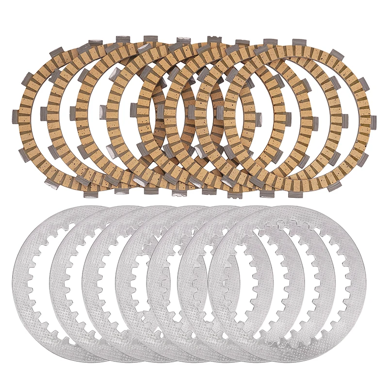 Motorcycle Clutch Friction Plates Steel Plates Kit For Yamaha YZ250 WR250Z  XV700 XV750 XV1000 Virago  YZ450F  4X7-16325-00-00