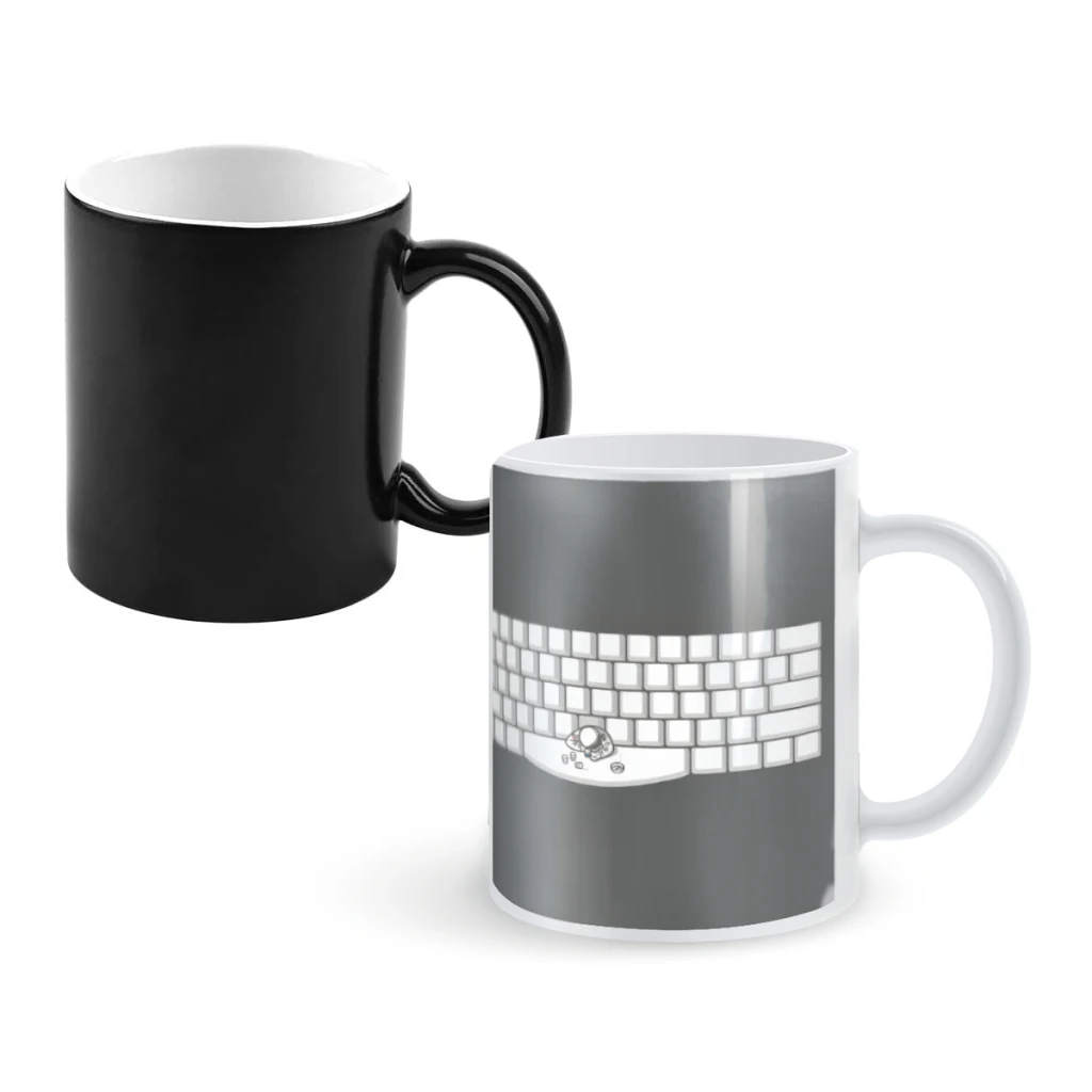

SpacebarCoffee Mugs And Mug Creative Color Change Tea Cup Ceramic Milk Cups Novelty Gifts