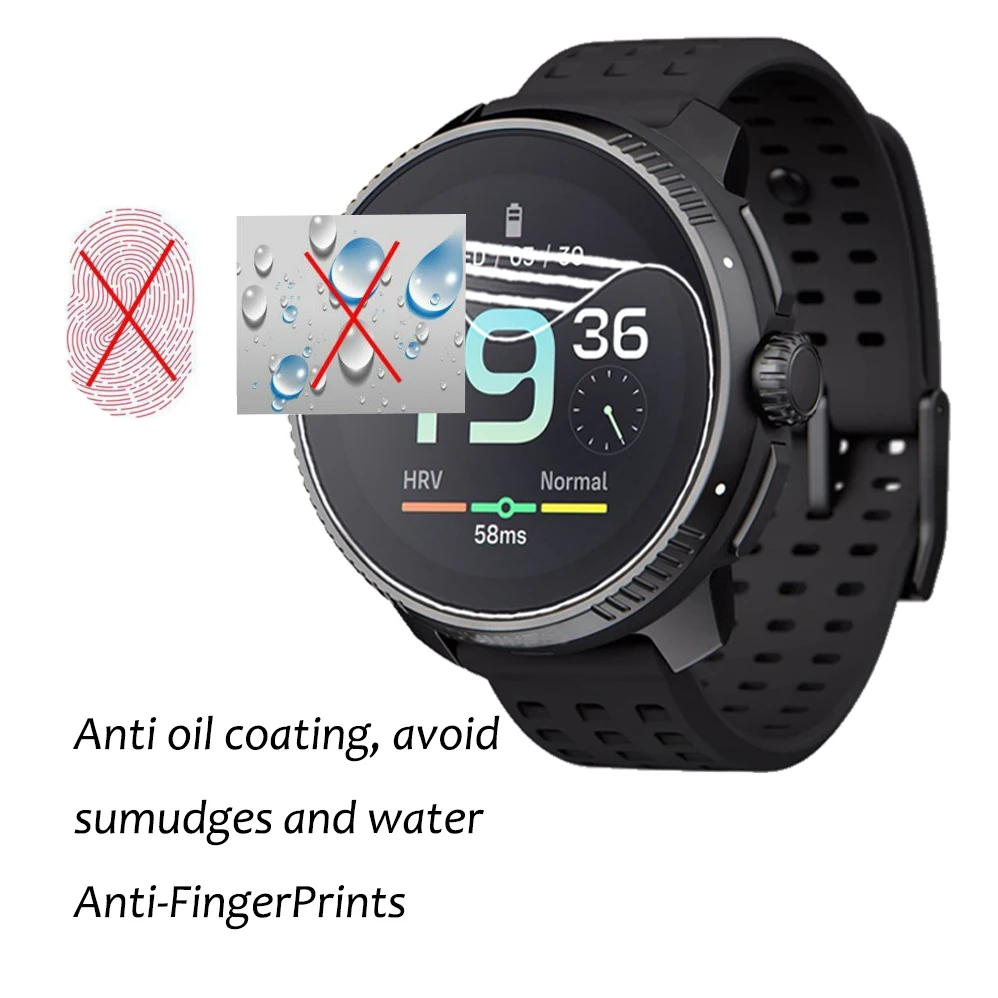 3PCS 3D Curved Full Screen Protector Film For SUUNTO RACE Clear Protective TPU Hydrogel Film For SUUNTO VERTICAL Not Glass