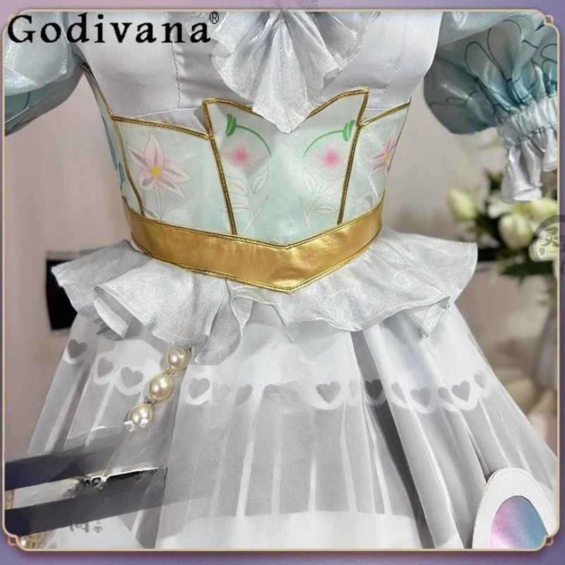 Gioco Honor of Kings Dolia Set di abiti cosplay Uniforme da donna Abito di carnevale di Halloween Festa per ragazze Set di vestiti di ruolo per giochi di Natale