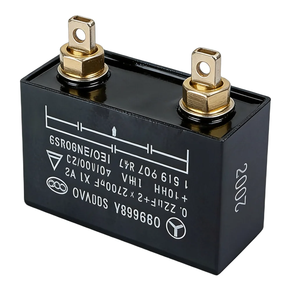 Radio Noise Filter Suppression Filter Plastic Housing Black Finish High Durability Compact Design Stable Performance