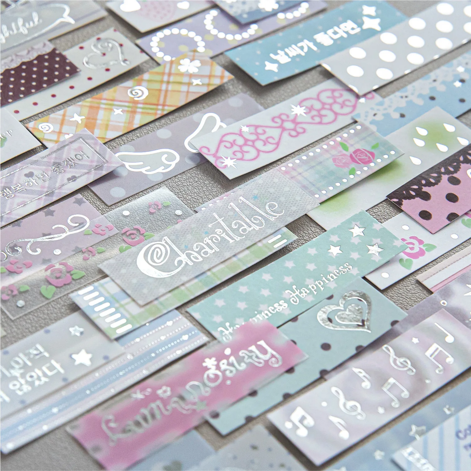 40pcs/1lot kawaii Stationery Sticker Monochrome Islands junk journal Decorative Scrapbooking DIY Craft Sticker