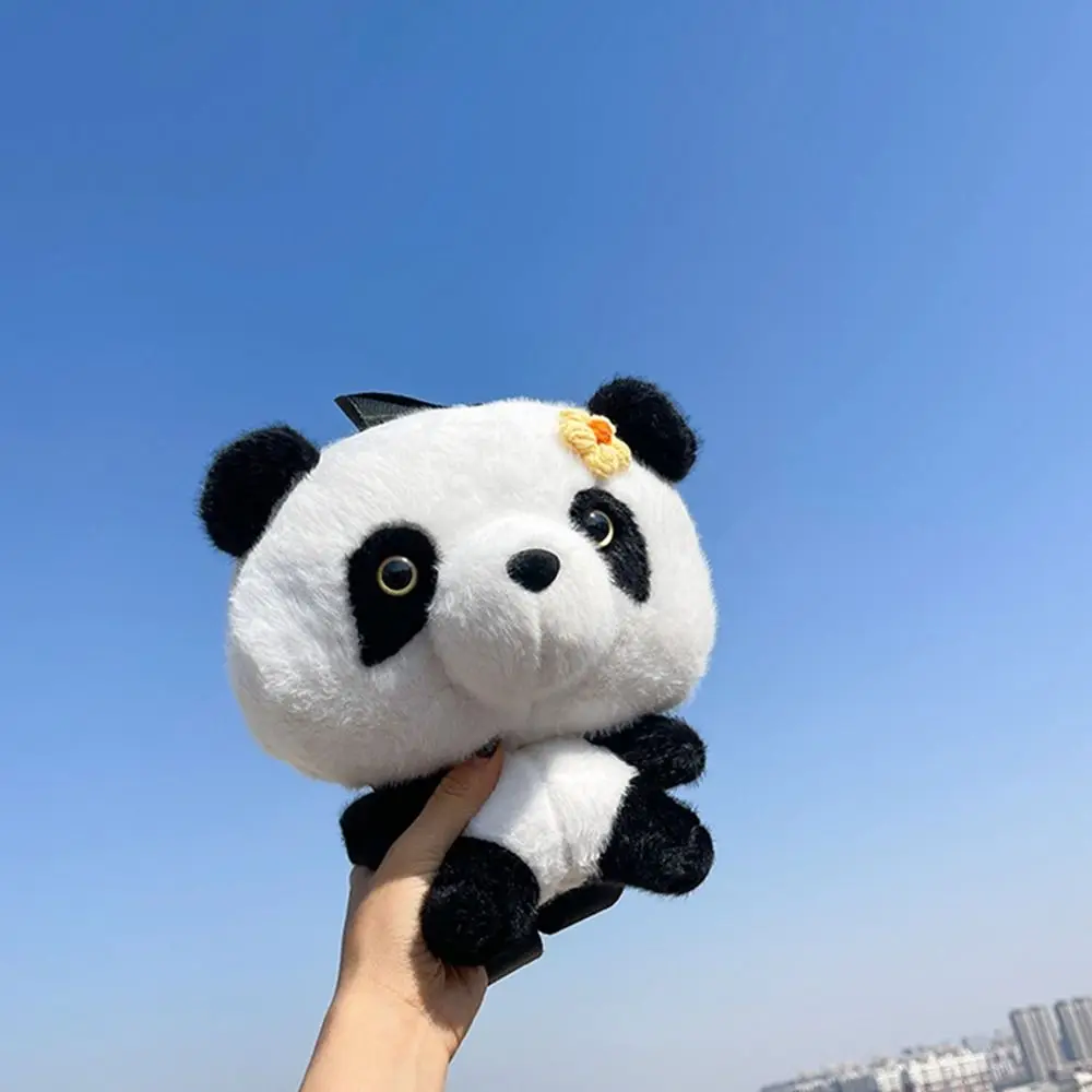 Sac à dos Panda animaux en peluche décontractés, jouet en peluche, sac à bandoulière en peluche de dessin animé mignon, cartables doux et moelleux, cadeaux d'anniversaire