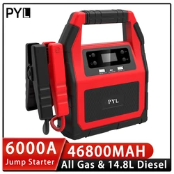 24V Truck 46800mAh Car Jump Starter 12V Portable Car Battery Booster Starting Device Petrol Diesel Car Emergency Booster