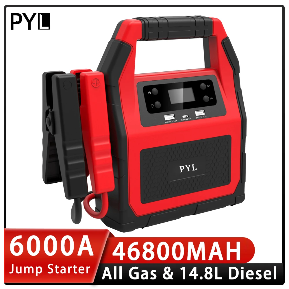 carro portatil da emergencia salta o acionador de partida impulsionador da bateria comecando o dispositivo gasolina diesel caminhao 24v 46800mah 12v o 01