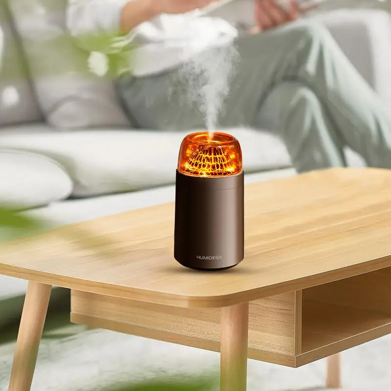 

Увлажнители воздуха для спальни, бесшумный портативный USB-очиститель воздуха, диффузор для ароматерапии, персональный увлажнитель с вулканической атмосферой