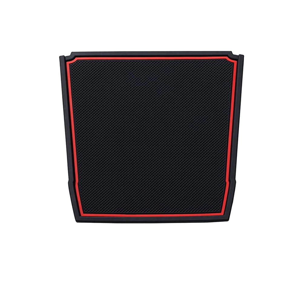 Dashboard Mats for Subaru- Crosstrek/Impreza 2018-2022 Forester 2019-2022 Accessories Center Console Liner Mats (Red)