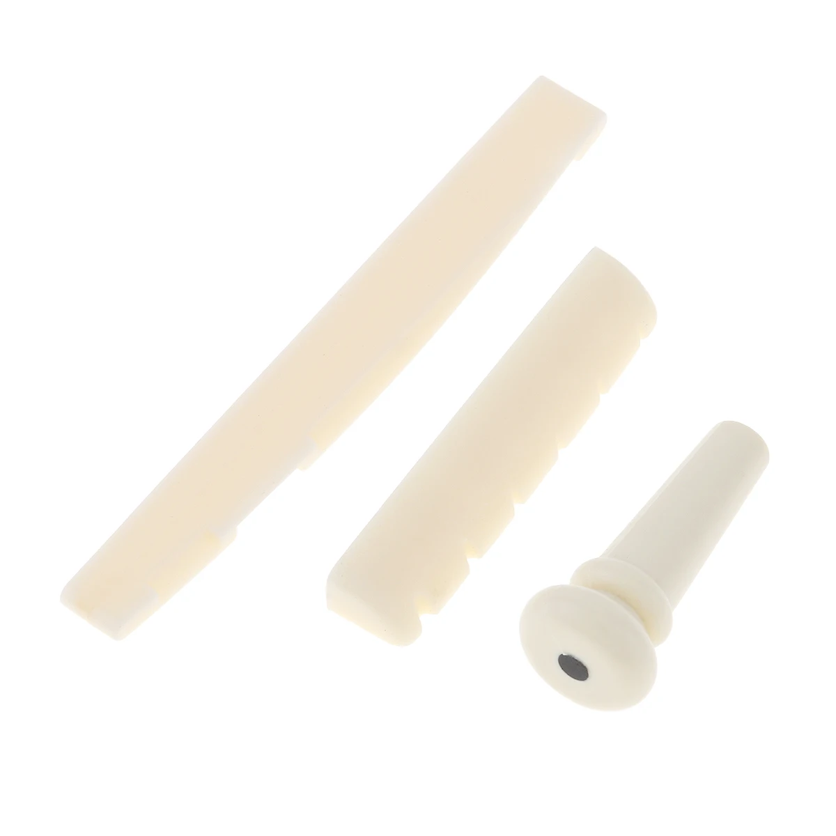 1 Set Holz Akustische Gitarre Brücke Brücke Pins/Sattel/Sattel Sattel Gitarre Teile für 40 41 Zoll Akustische Folk gitarre – Detail 7