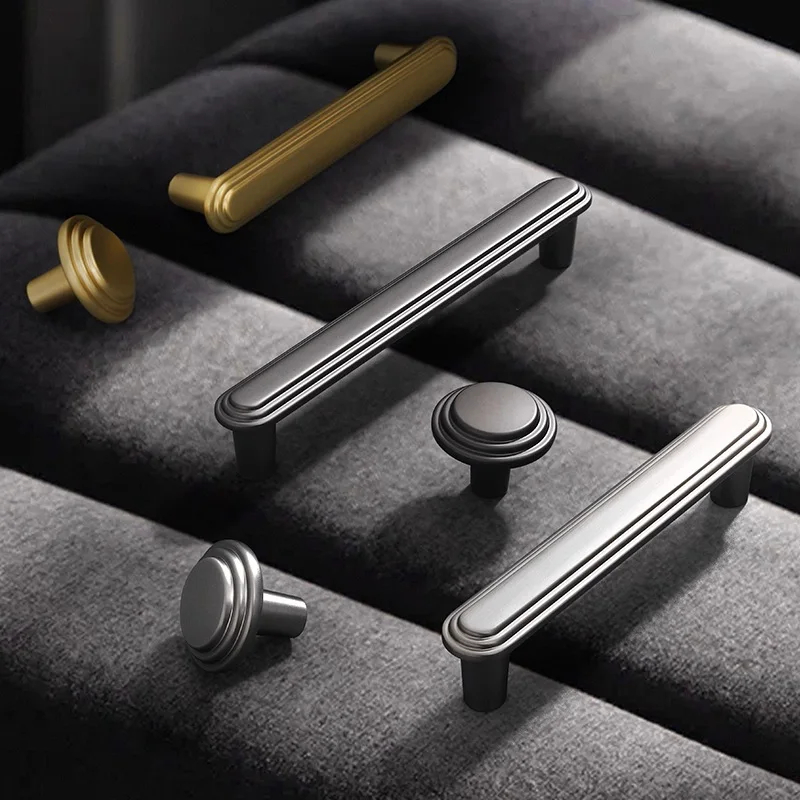 Golden Drawer Cabinet Handles Furniture Kitchen Handles for Cabinet Knob Door Drawer Kitchen Pearl Simplicity Furniture Hardware