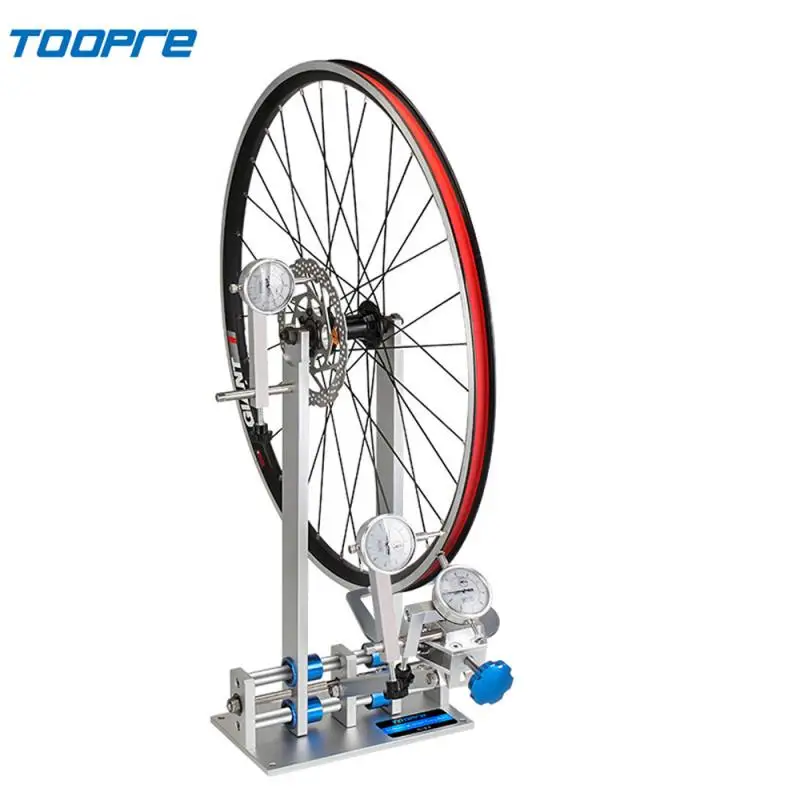 AliExpress TOOPRE Professional Bicycle Wheel Truing Stand With Dial Indicator Gauge Bike Adjustment Rims Road MTB Bike Wheel Repair Tools