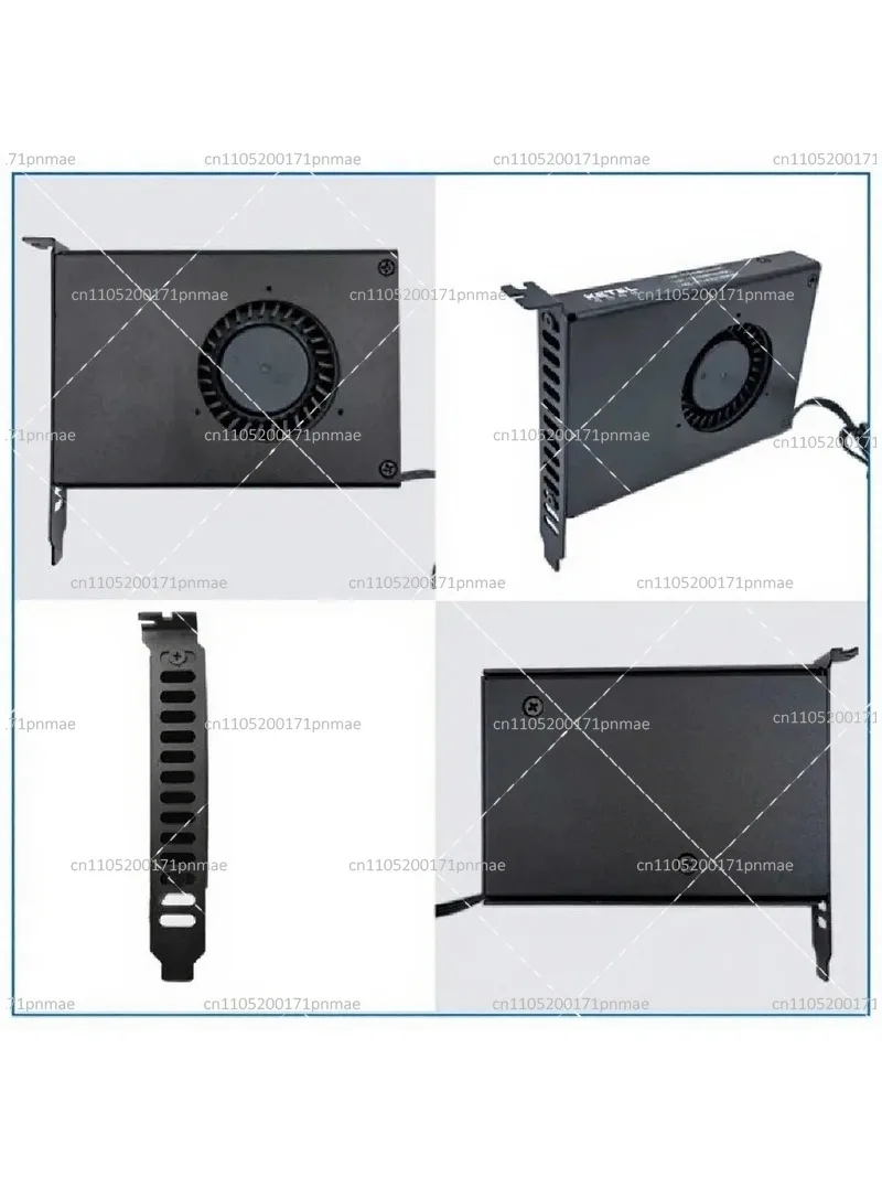 2U Server Cooling Fan 80mm Mini Ventilation Fan for Half-Height PCI Slot Chassis Airflow