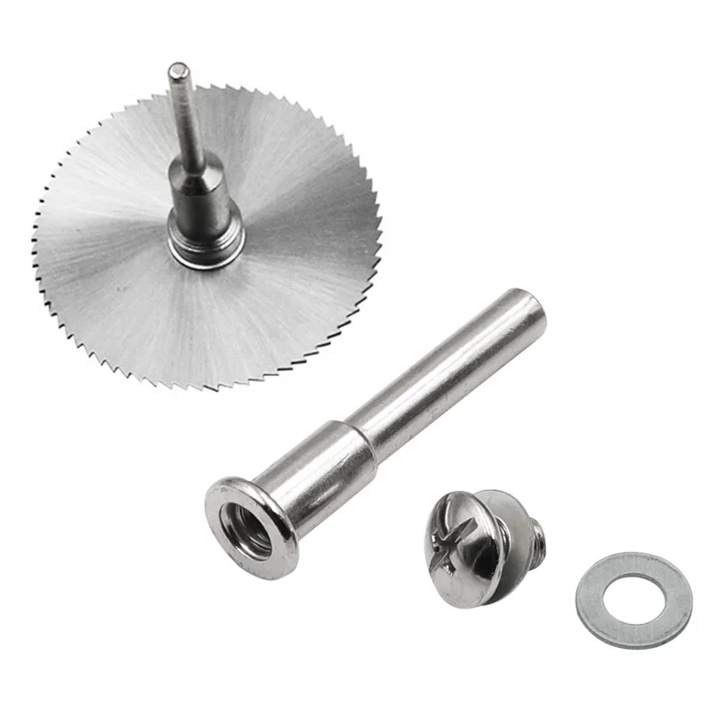 2pc Extension Rod 3.17mm/ 6mm Rotary Tool Circular Saw Blades Cutting Discs Mandrel for Dremel Rotary Accessory High-Speed Steel