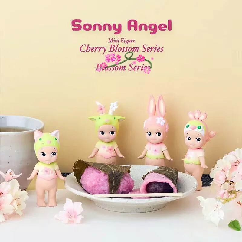 زهر الكرز سلسلة 2025 جديد الملائكة صندوق أعمى اللعب صندوق الغموض Kawaii محظوظ لطيف دمية الديكور جمع نموذج زوجين الهدايا