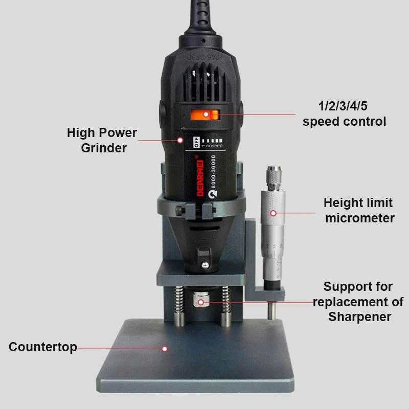 Multifunctional  LCD Screen  IC Chips Grinding Machine for Mobile Phone Maintenance  Camera Rings Hard Disk Polishing Tool