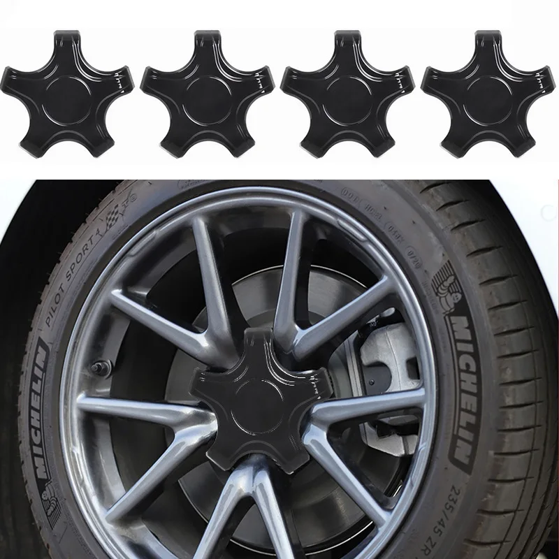 Five-claw Hub Cover, Wheel Center Hub Cover, Protective Cover, Car Modification Parts Are Suitable For Tesla Model 3