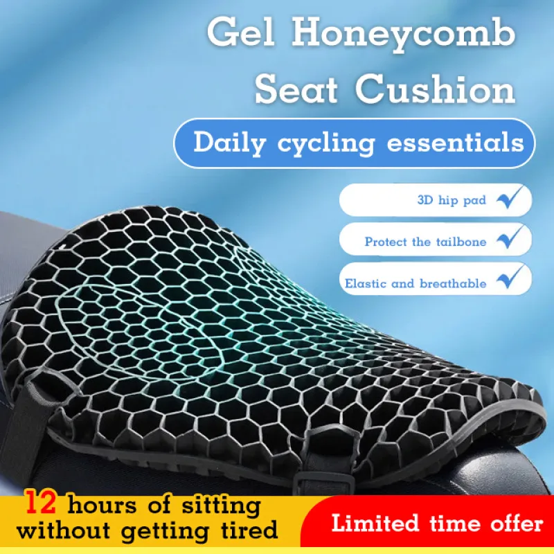 3D summer heat insulation breathable motorcycle gel cushion cover electric car seat cover sunscreen four seasons general