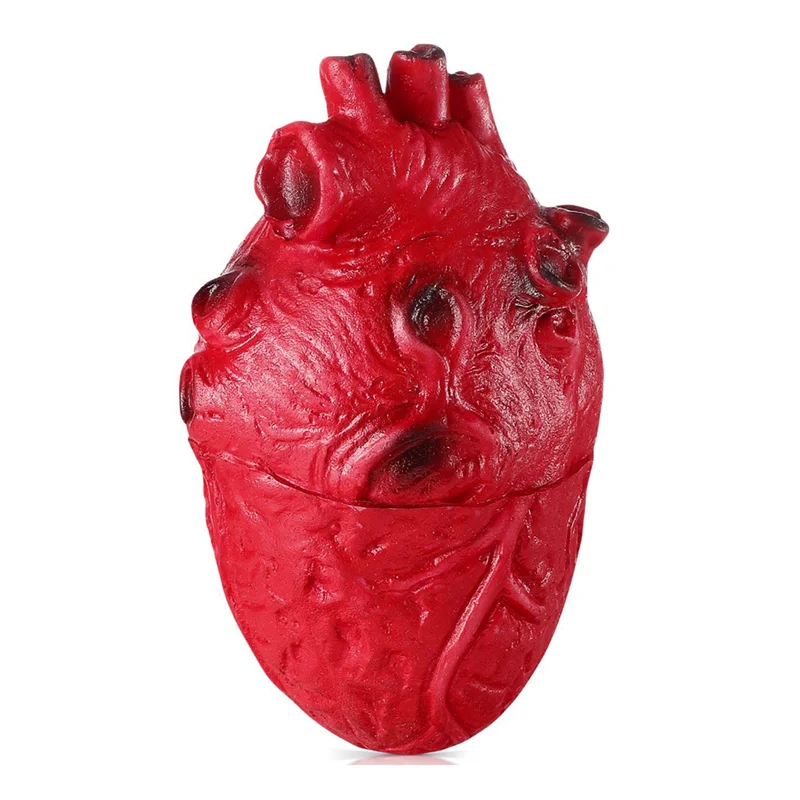 

ABZZ-Halloween Trick Toy Body Parts Horror Party Decoration Simulation Prop Fake Heart Set