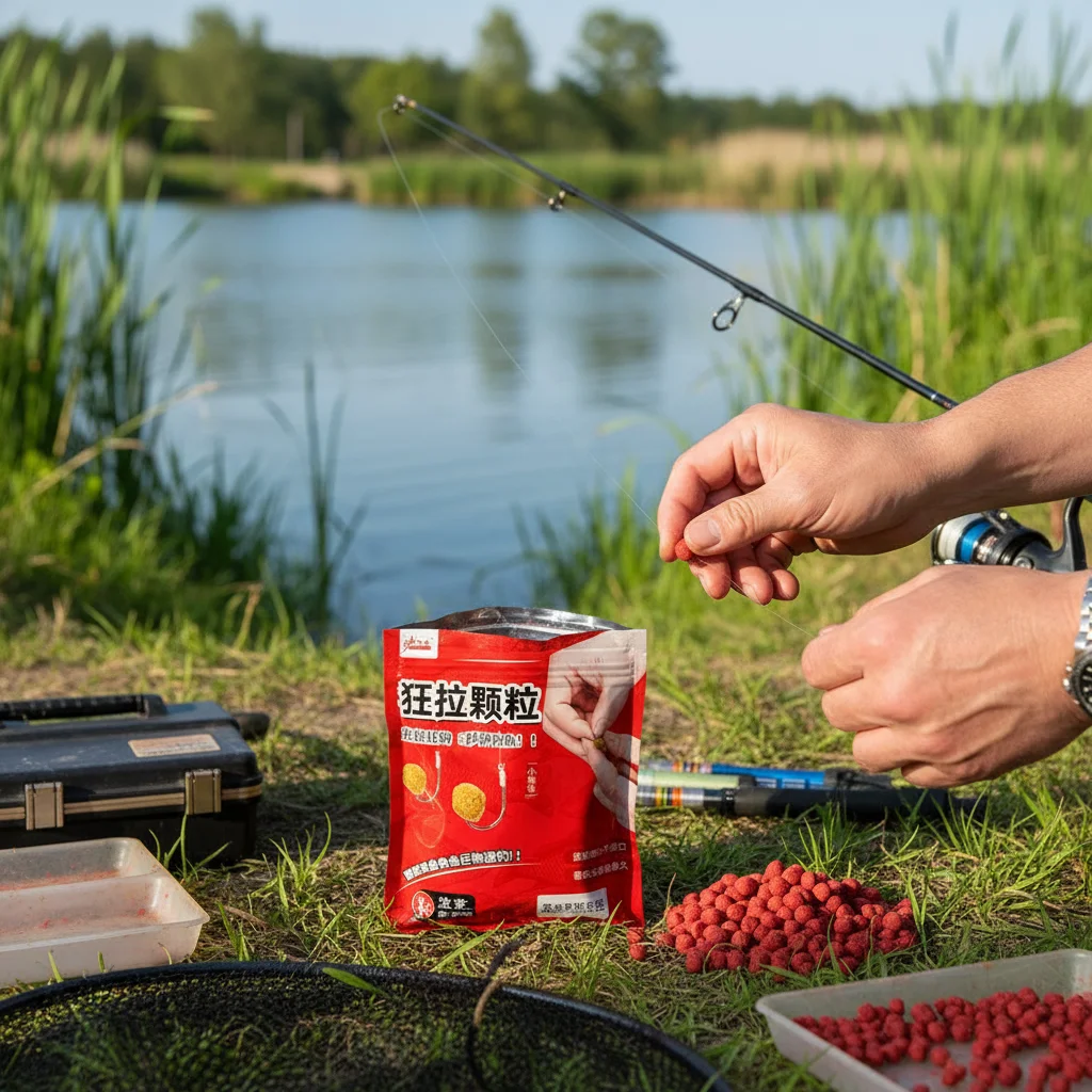 Pêche aquatique alimentation attirant granulaire leurre nutrition alimentaire saveur de poisson parfum Pesca carpe atomisation fibre morsure crochet appât souple