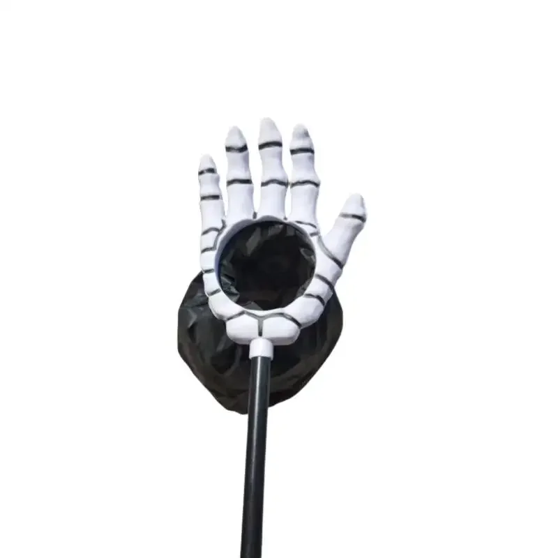 حقيبة حلوى اليقطين والجمجمة للهالوين، حقيبة يد خدعة أو حلوى للأطفال، دعائم حفلات الهالوين المخيفة