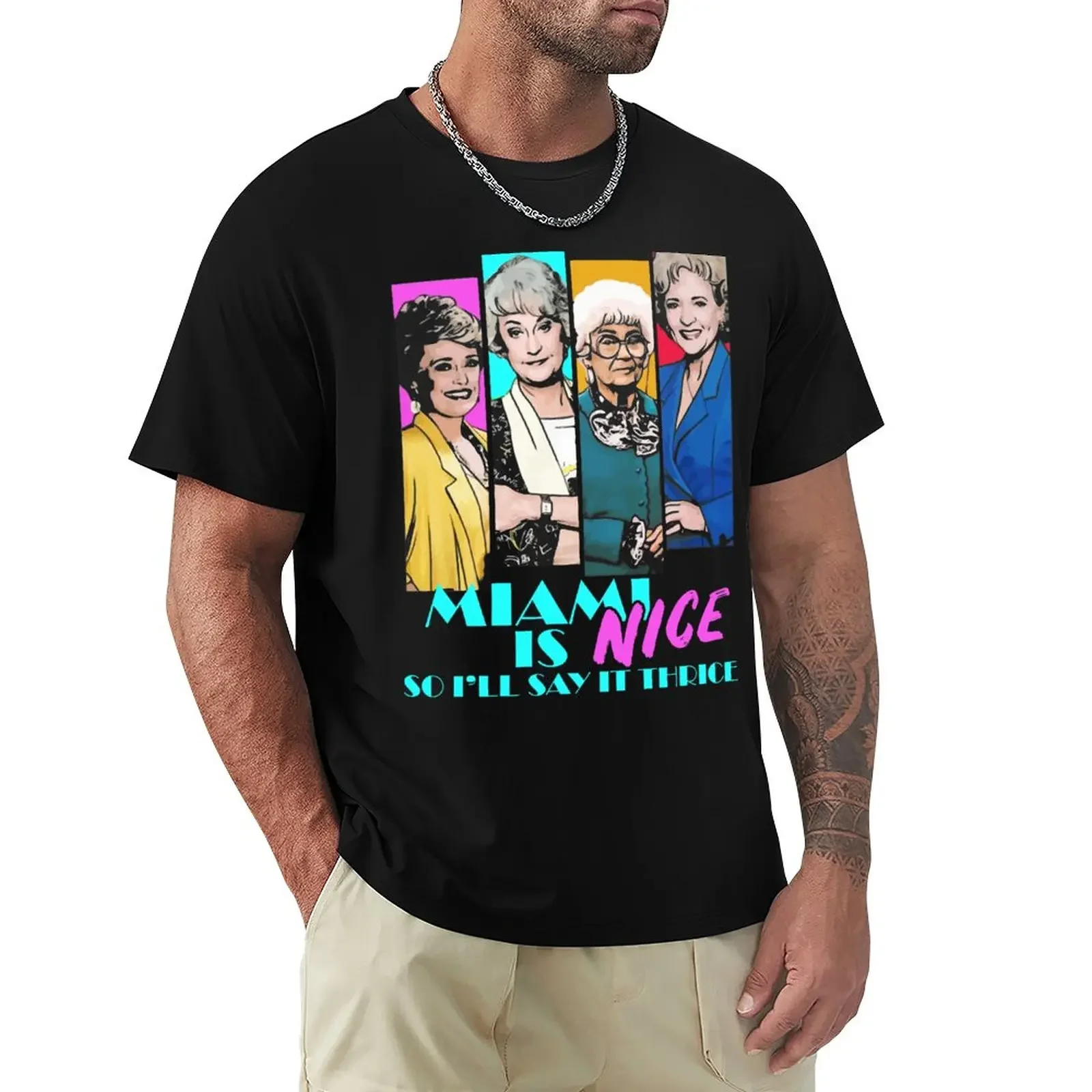 The Golden Girls Friends T-Shirt for a boy quick drying t shirts for men cotton tops Unisex Summer Short Sleeve