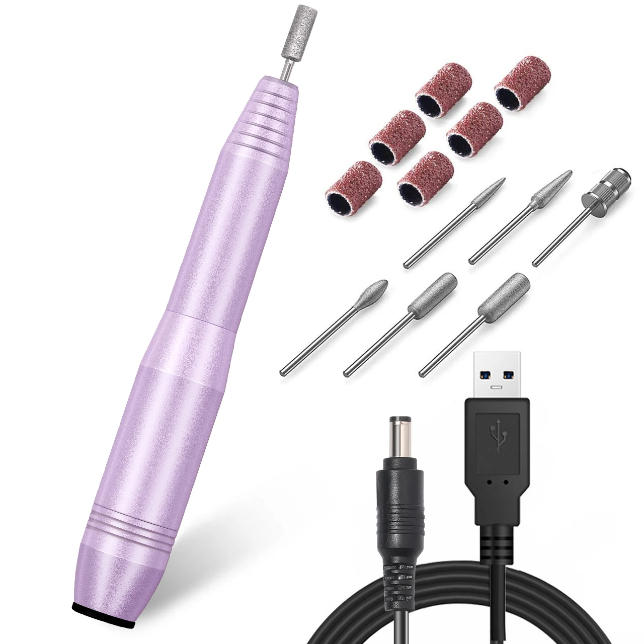 LINMANDA High-Power Metal Electric Nail Sander Gel Polish Remover Tools Protable Nail Drill Machine Milling Cutter For Manicure