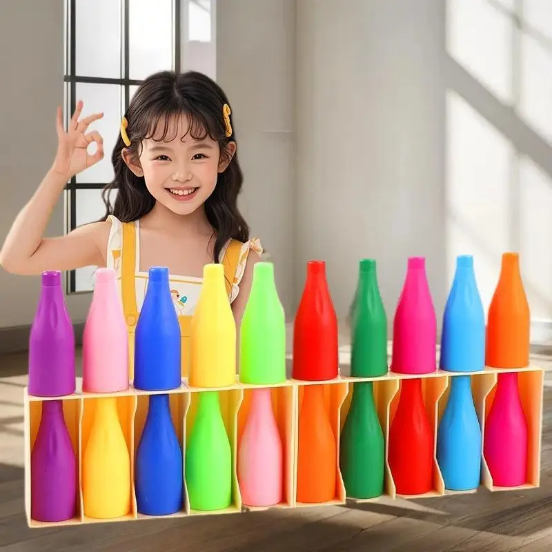 1/2/4 Set Giochi Educativi per lo Sviluppo del Pensiero Logico, Bicchieri per Ordinare i Colori, Gioco di Abbinamento e Classificazione Montessori