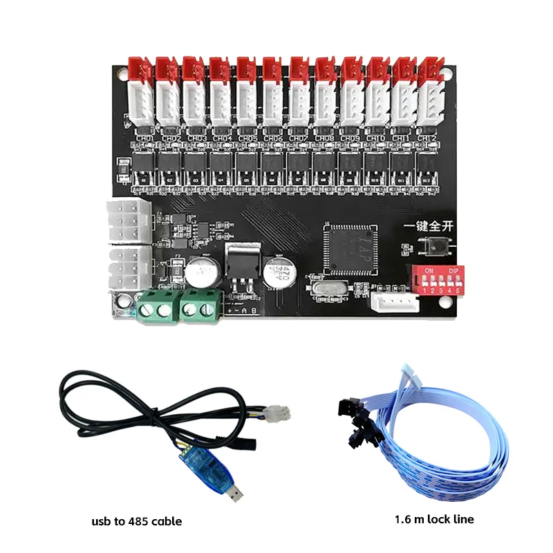 12 way locker control board  smart lock board electric boards for lock