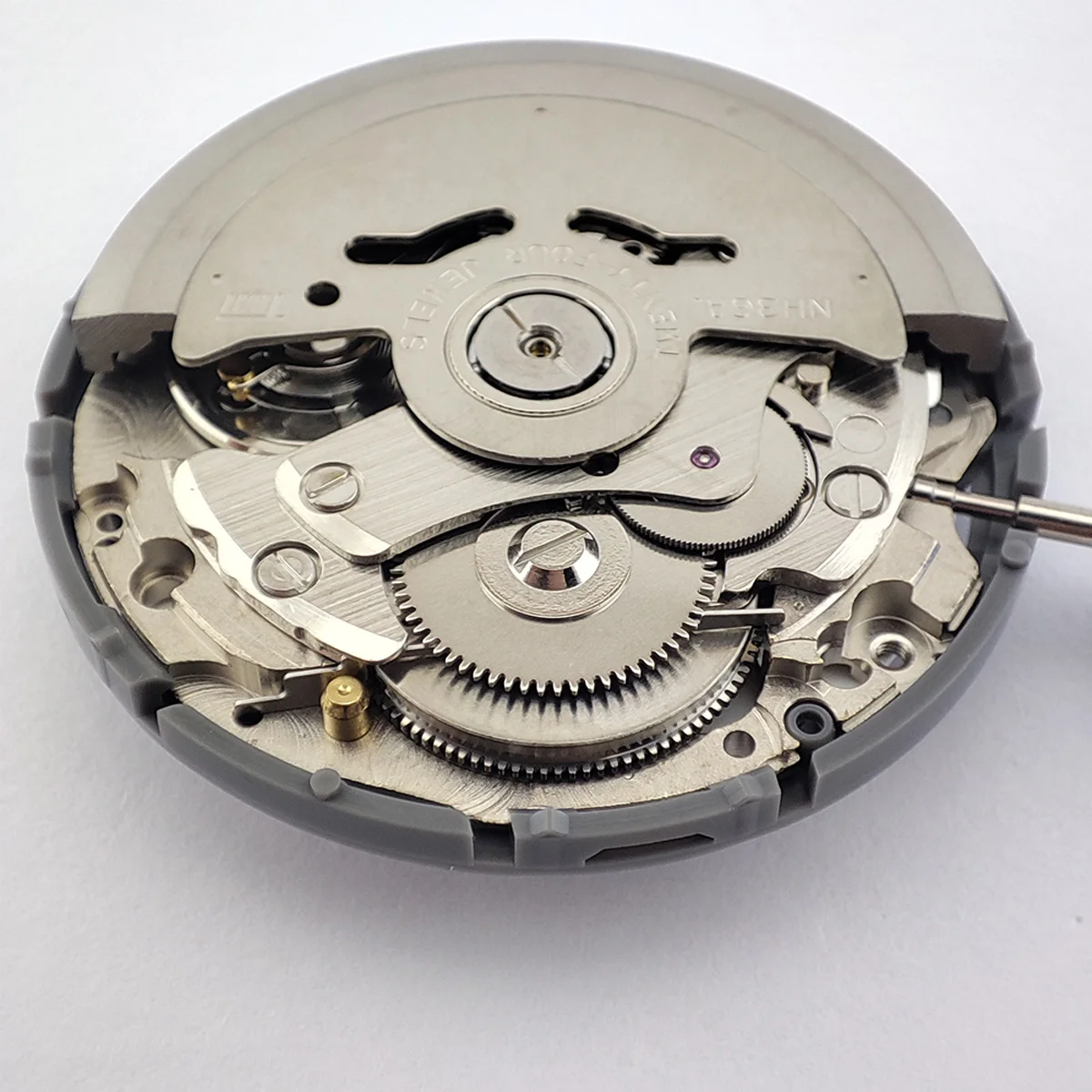 NH36 Movement 3.8 o'clock Crown White Dual Calendar Automatic High Accuracy Japan Original Mechanical Watch Movt Replace Kit
