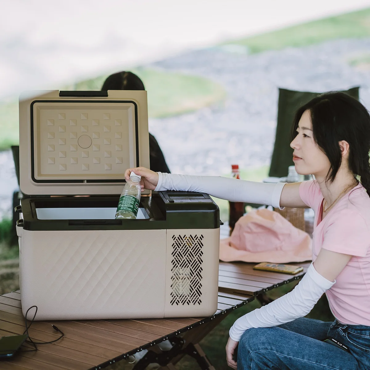 Alpicool RT25 Portable Camping Outdoor Fridge AC DC Dual Use Freezers 12V Single Zone Compressor Mobile Car Refrigerator