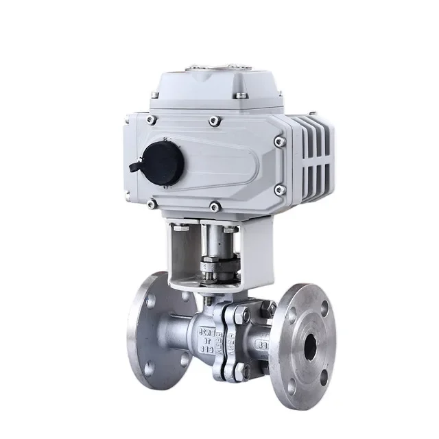 Actuator Valves 3/4 12volt stainless steel 4-20ma Wireless Water 2 way motorized valve 420 flange actuated electric  ball valve