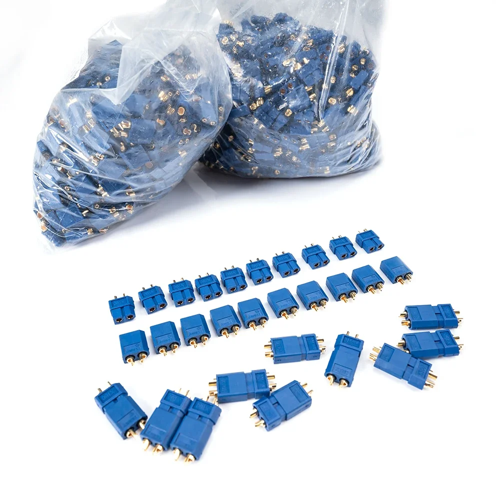 

Amass Blue XT60 XT-60 Male Female Bullet Connectors Plugs For RC FPV Drone Lipo Battery Quadcopter Multicopter parts