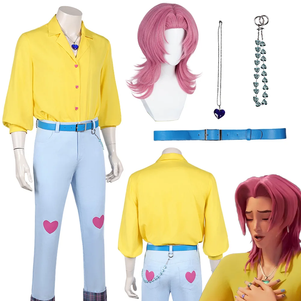 

Fantasia Demon Hunter of KPop Saja, романтические танцевальные костюмы для косплея для мальчиков, 2021, костюм с героями мультфильмов Disfraz, мужская карнавальная одежда на Хэллоуин