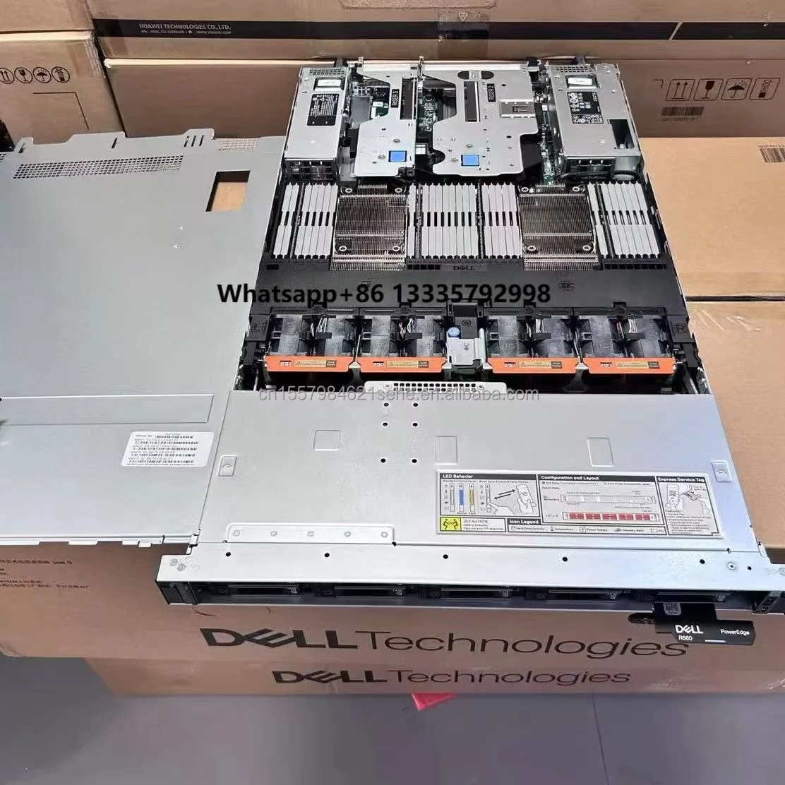 Servidor de rack Dells original de baixo preço Edge R660 1U