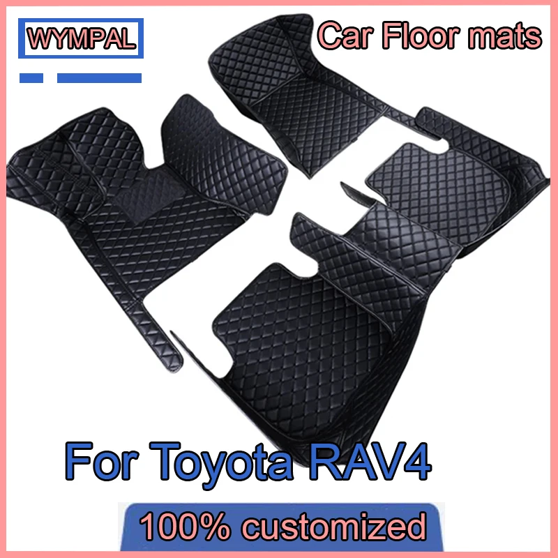 Car Floor Mats For Toyota RAV4 Ravufō XA20 2001 2002 2003 2004 2005 3door Anti-dirty Pads Car Carpets Floor Matt Car Accessories