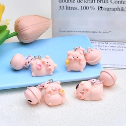 Multifunctional Three Dimensional Pink Pig Keychain Keyring Decorative Bag Pendant Pig Keychain Backpack Pendants