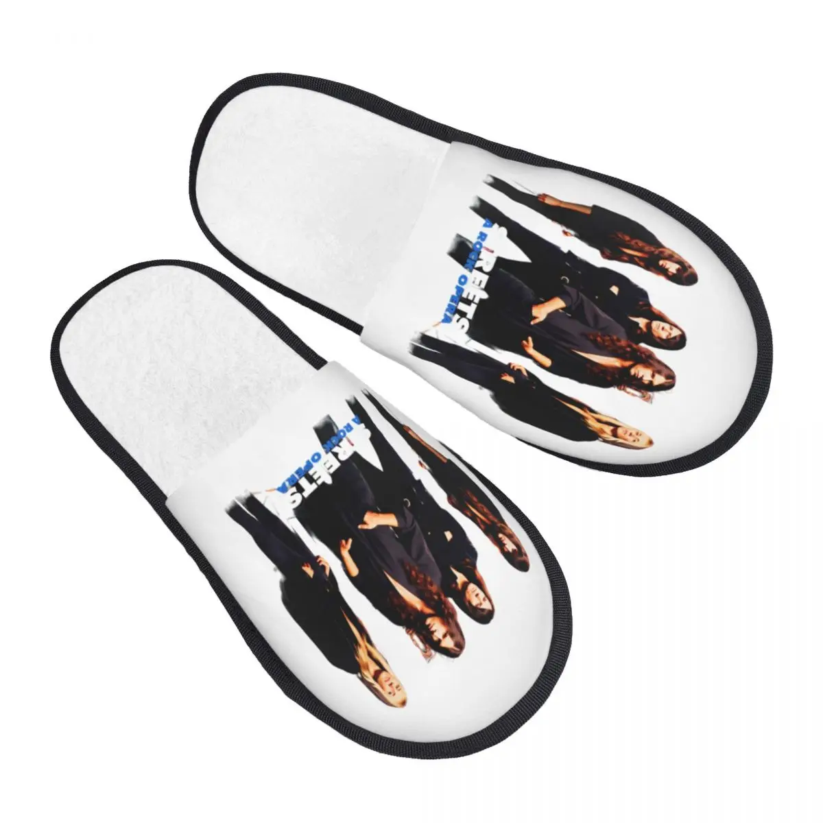 

Custom Print Women Savatages Heavy Metal Band House Slippers Cozy Warm Memory Foam Fluffy Slipper Indoor Outdoor Shoes