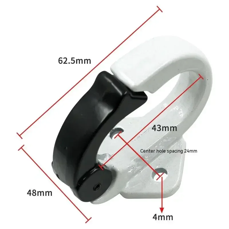 Motorcycle Accessories Modified Helmet Hook Aluminum Alloy O-type Electric Car Hook Scooter Storage Hook