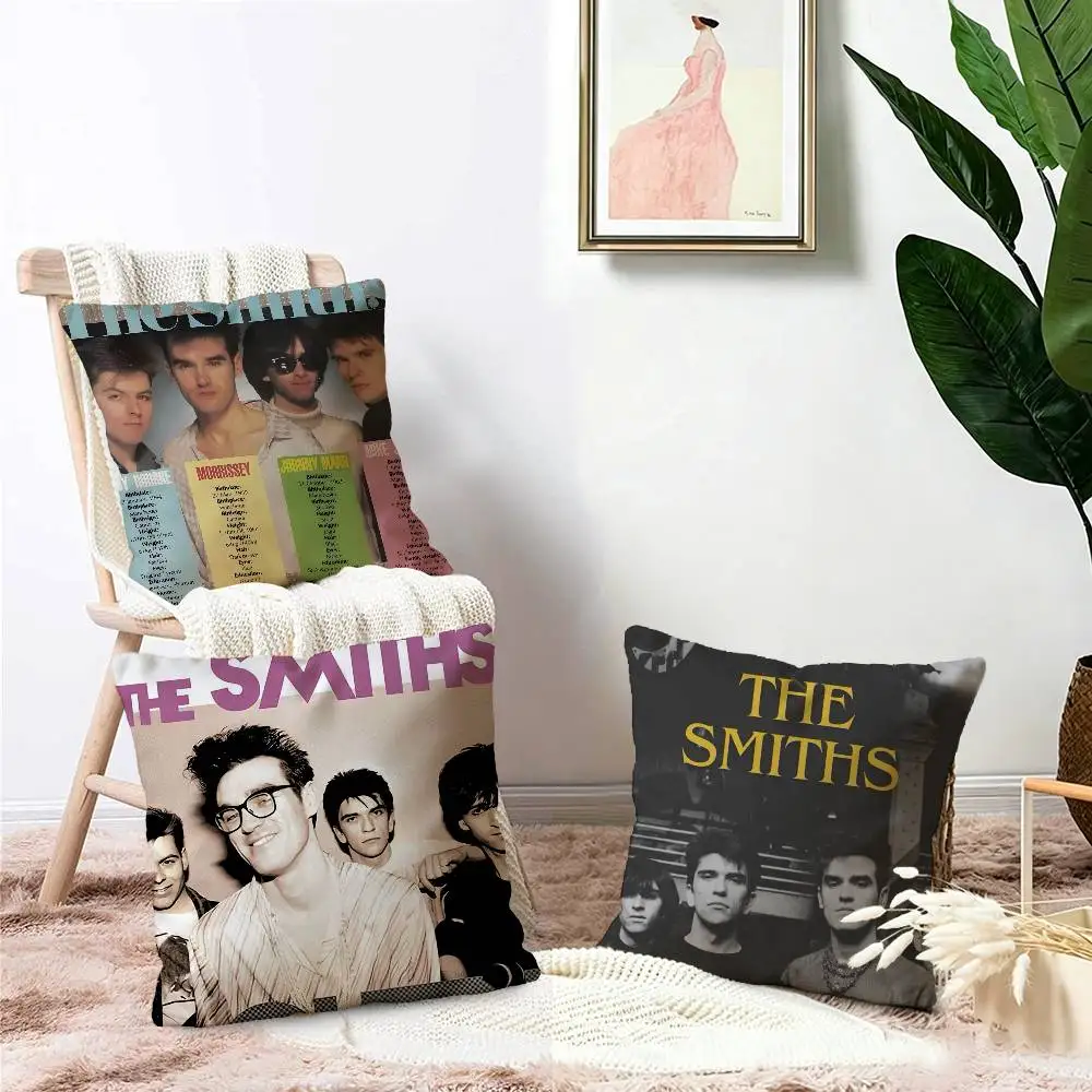 British Rock Band The Smiths Pillow Cushion Cover Pillowcase Living Room Sofa Home Decor Customized