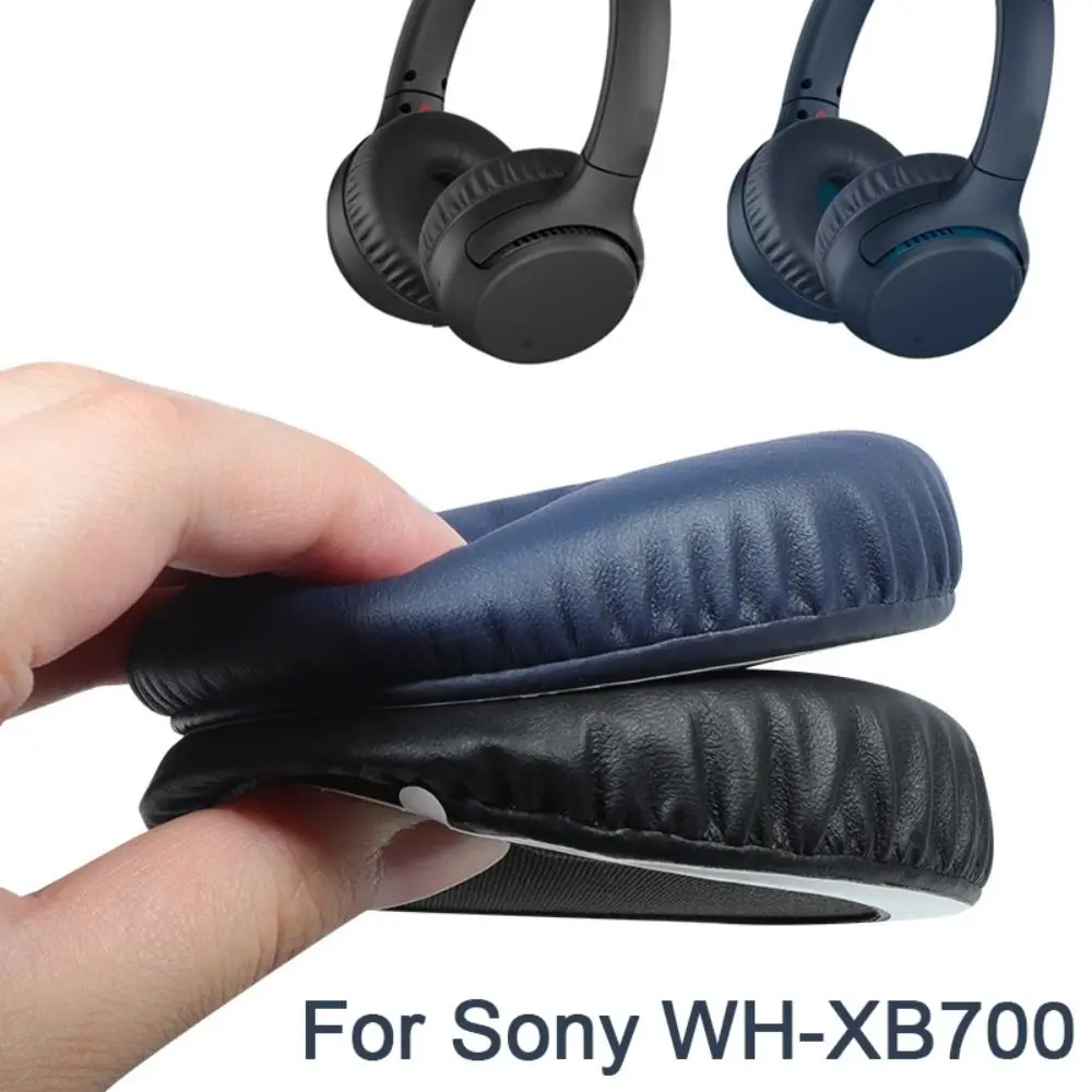 2Pcs Repair Parts Earmuff Headset Replacement Ear Cushion Foam Sponge Ear Pads For Sony WH XB700