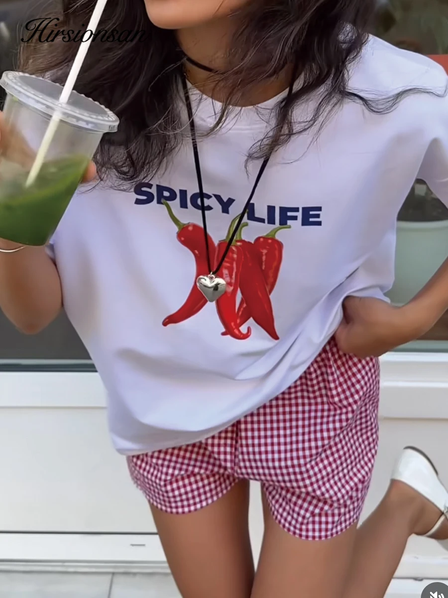 Women’s Hot Girl Graphic T-Shirt - Oversized Cotton Summer Tee