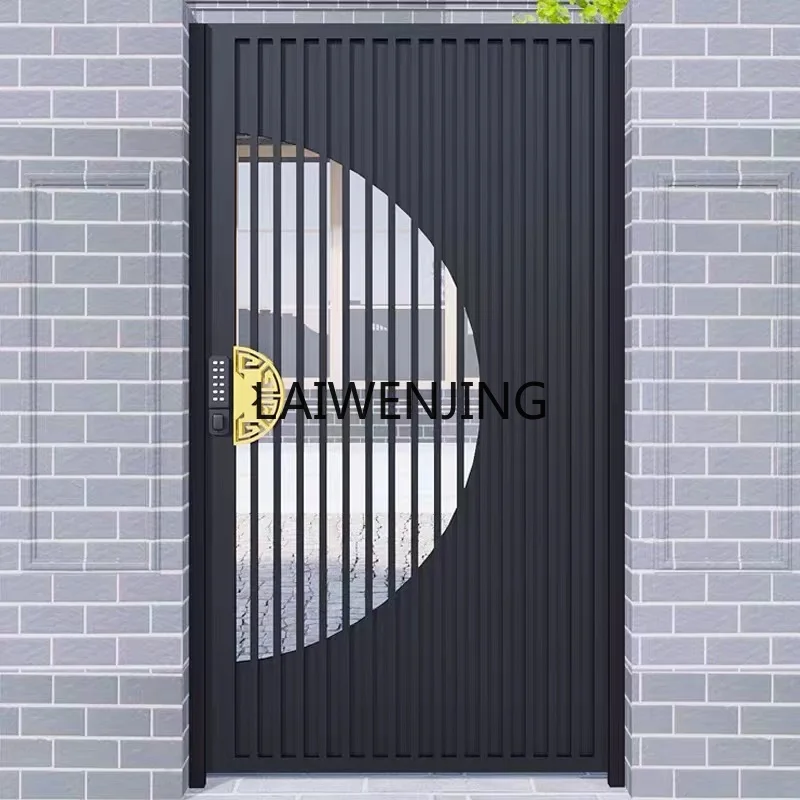 HLZ new Chinese anti-rust garden yard door simple fence door can be customized