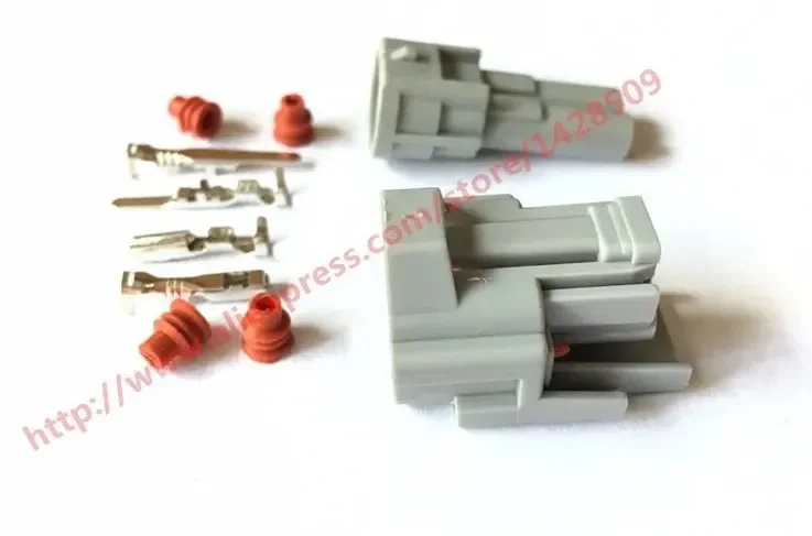 1 Set 2 Pin Female Male Nippon Denso Top Slot Replacement Fuel Injector Automotive Electrical Connector 6189-0060