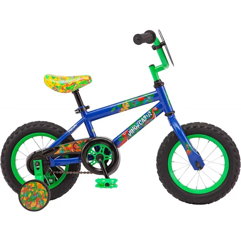 AQPacific Character Kids Bike,12 or 16-Inch Wheels,Ages 3-5 Year Old,Coaster Brakes,Adjustable Seat