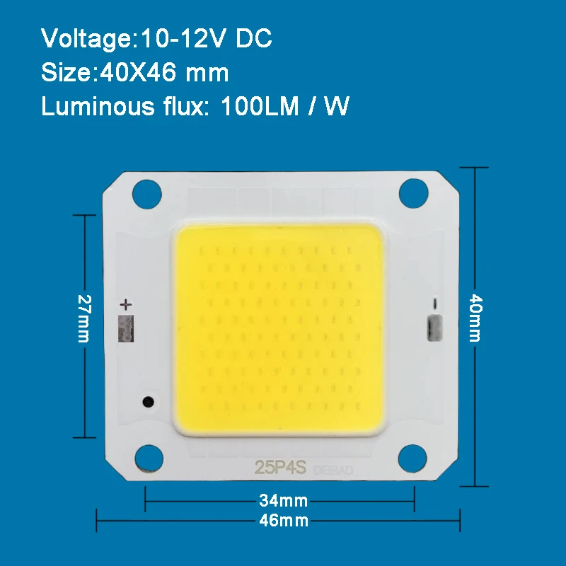 32V 12V 10W 20W 30W 50W COB LED Flip Chip Lamp Light for Spotlight Floodlight DIY